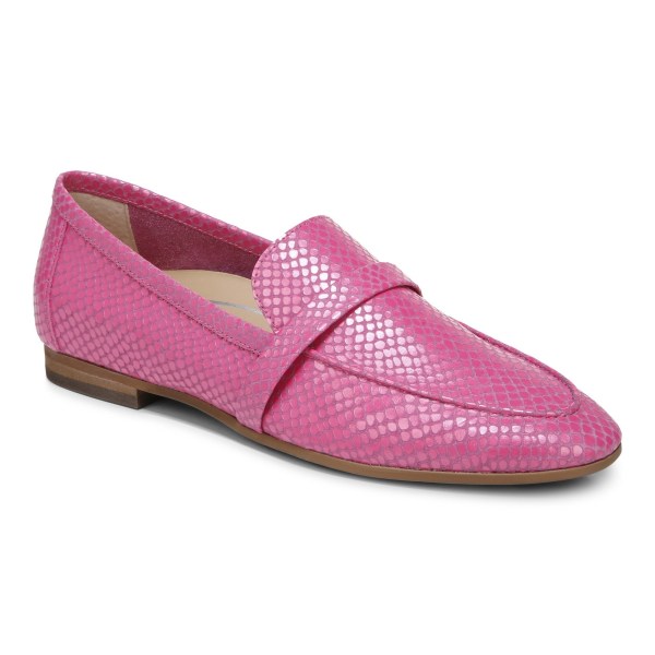 Vionic Loafers Ireland - Zana Lizard Print Loafer Pink - Womens Shoes Online | ODIMT-4530